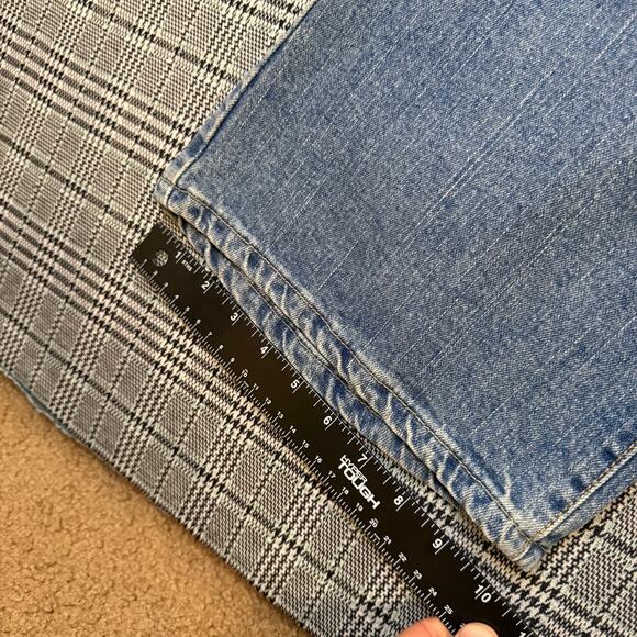 Levi's 524 Too Superlow Women's Jeans Light Blue Denim Flare Size 13M - Picture 6 of 8